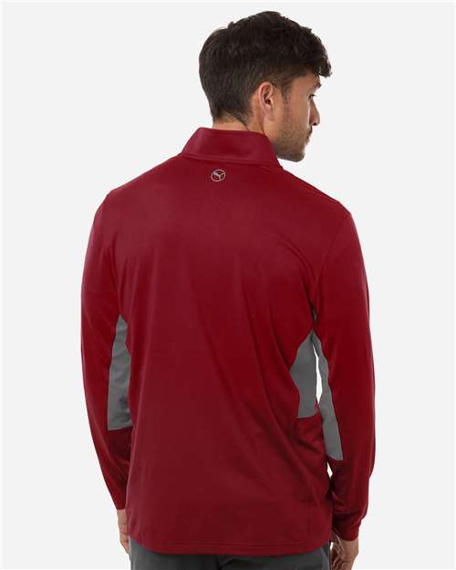 Men's Pure 2.0 Quarter-Zip - Dark Crimson/ Slate Sky