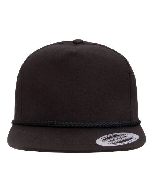 Classic Poplin Golf Cap - Black