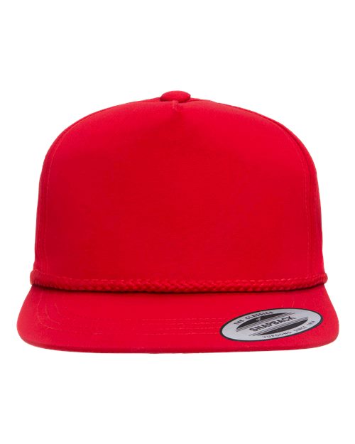 Classic Poplin Golf Cap - Red