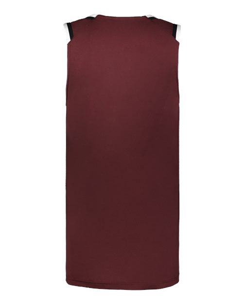 Maroon/ Black/ White