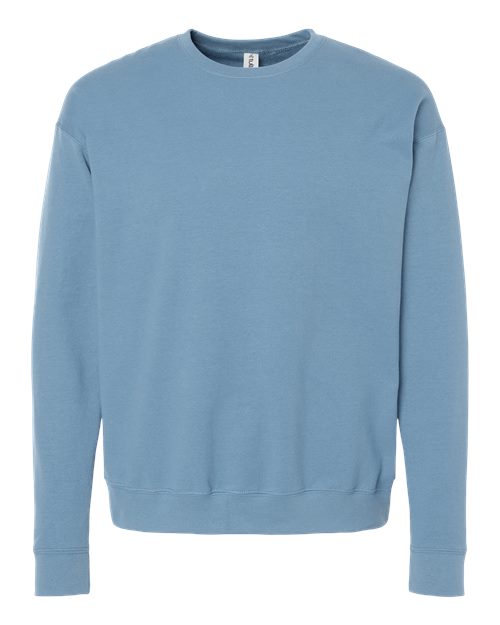 Unisex Fleece Crewneck Sweatshirt - Light Slate