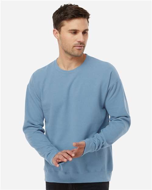 Unisex Fleece Crewneck Sweatshirt - Light Slate
