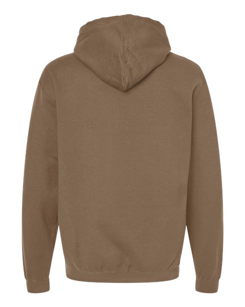 Unisex Fleece Hooded Sweatshirt - Light Brown