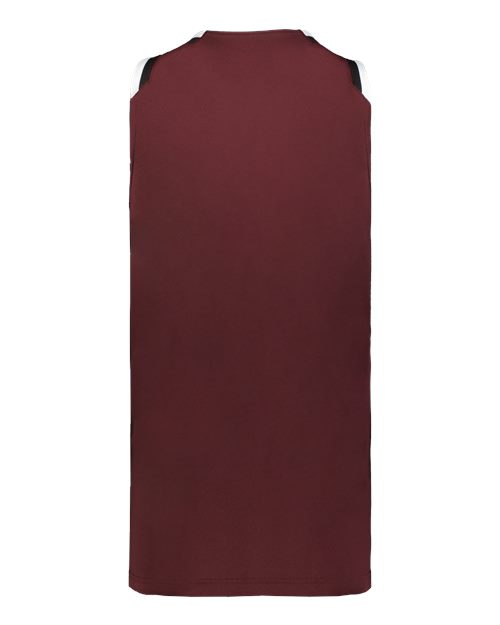 Maroon/ Black/ White