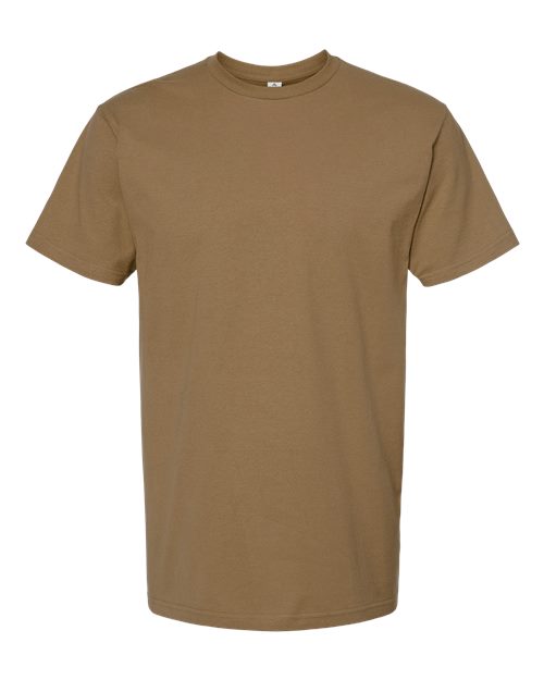 Unisex Heavyweight Jersey T-Shirt - Desert Brown