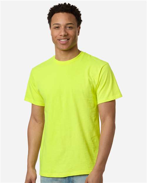 Unisex Heavyweight Jersey T-Shirt - Safety Green