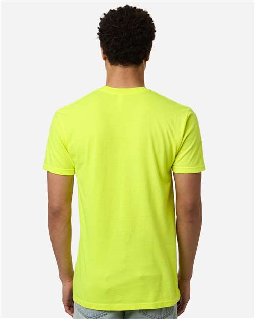 Unisex Heavyweight Jersey Pocket T-Shirt - Safety Green
