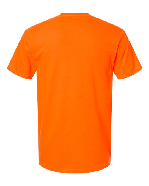 Unisex Heavyweight Jersey Pocket T-Shirt - Safety Orange