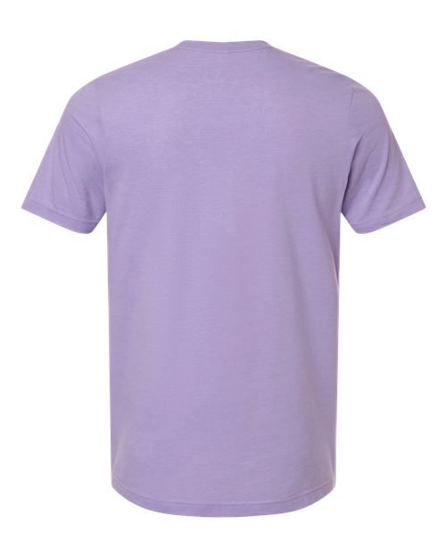 Unisex Combed CVC T-Shirt - Heather Lavender