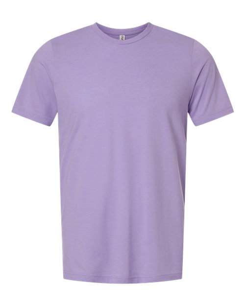 Unisex Combed CVC T-Shirt - Heather Lavender