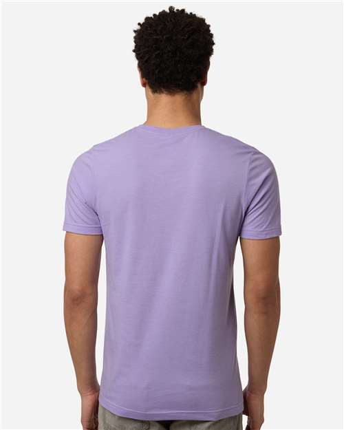 Unisex Combed CVC T-Shirt - Heather Lavender