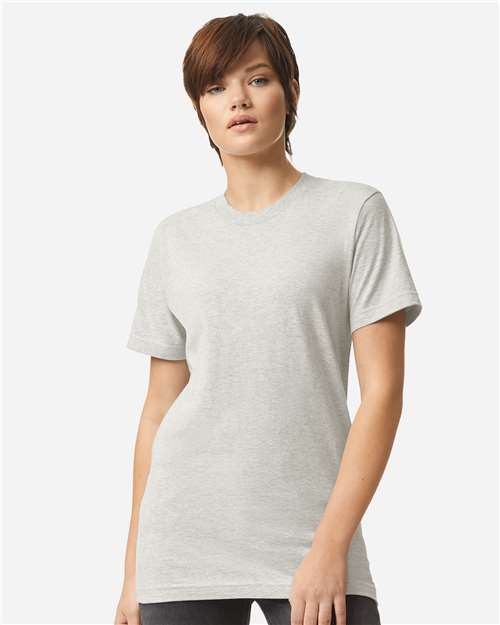 Unisex Fine Jersey Tee - Heather Oatmeal