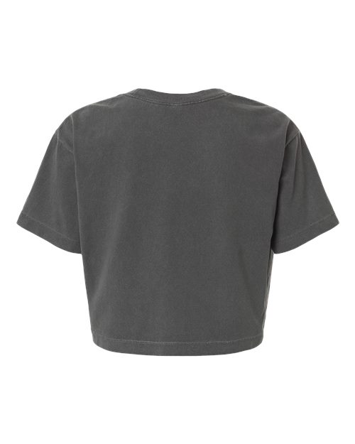 Women's Garment-Dyed Heavyweight Cropped Tee - Faded Black