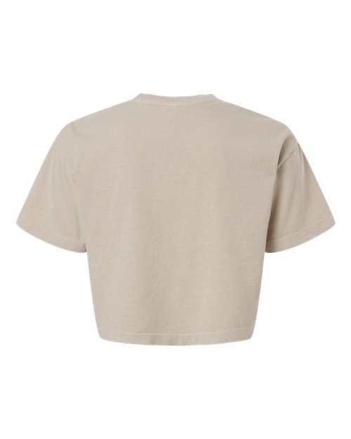 Women's Garment-Dyed Heavyweight Cropped Tee - Faded Bone