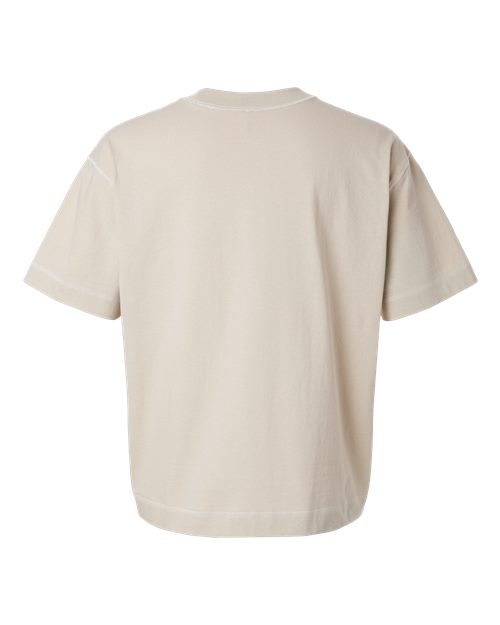 Unisex Heavyweight Cotton Mid-Length Tee - Bone