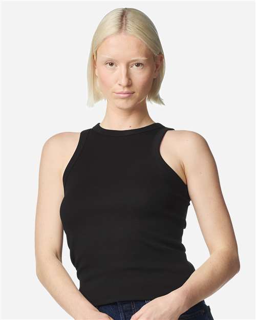 Women's Baby Rib Tank - Black
