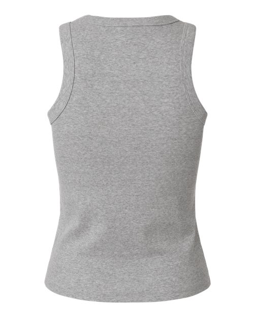 Women's Baby Rib Tank - Heather Grey