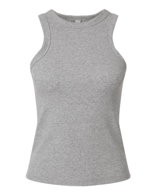 Women's Baby Rib Tank - Heather Grey
