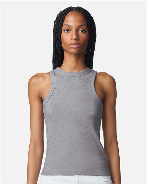 Women's Baby Rib Tank - Heather Grey
