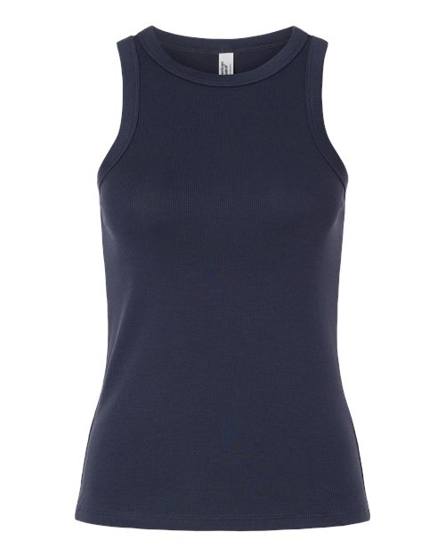 Women's Baby Rib Tank - Navy