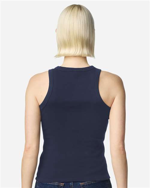 Women's Baby Rib Tank - Navy