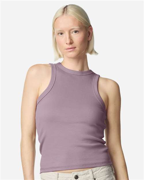 Women's Baby Rib Tank - Smokey Violet