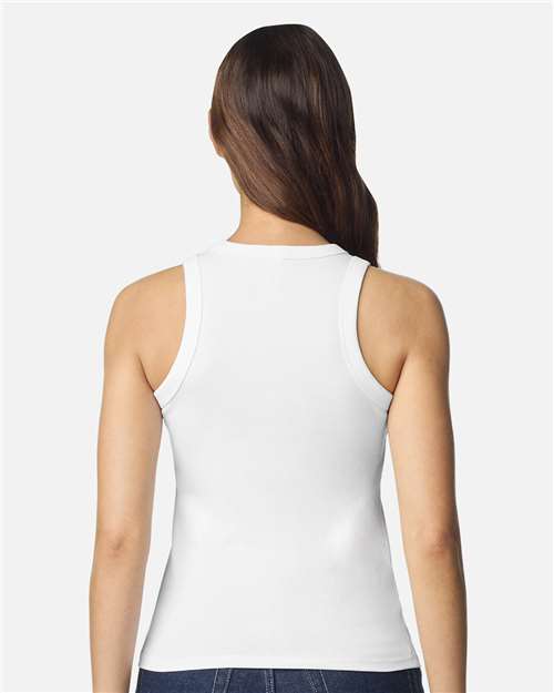 Women's Baby Rib Tank - White