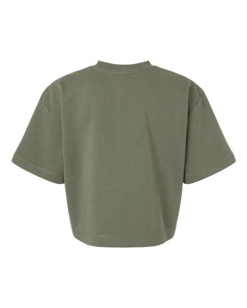 Women's French Terry Mid-Length Boxy Top - Lieutenant