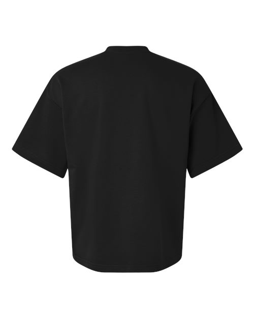Unisex French Terry Ex Crew Top - Black