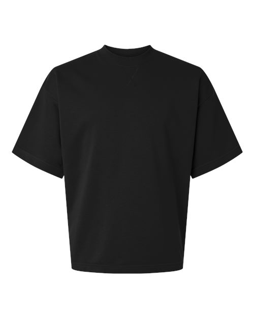 Unisex French Terry Ex Crew Top - Black