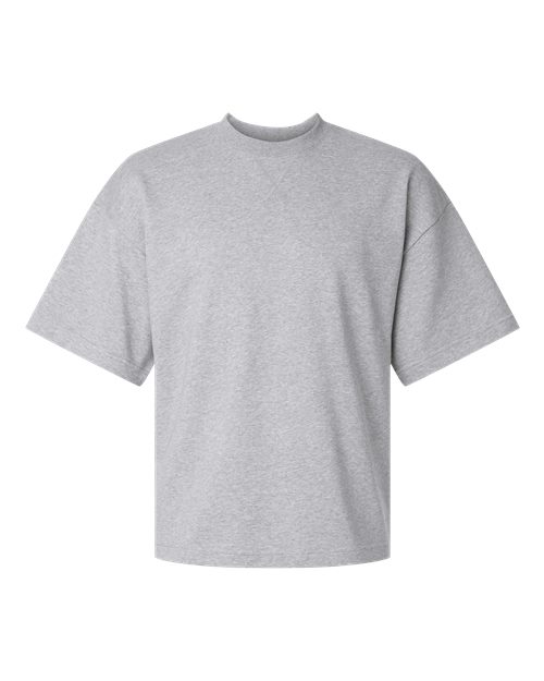 Unisex French Terry Ex Crew Top - Heather Grey