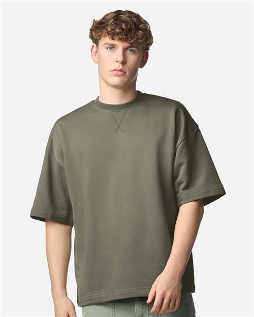 Unisex French Terry Ex Crew Top - Lieutenant