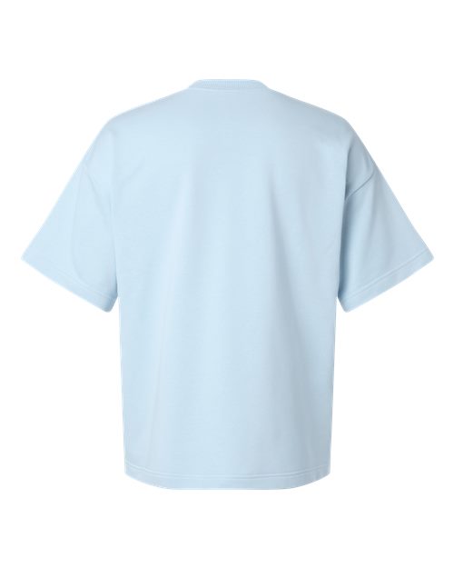 Unisex French Terry Ex Crew Top - Powder Blue