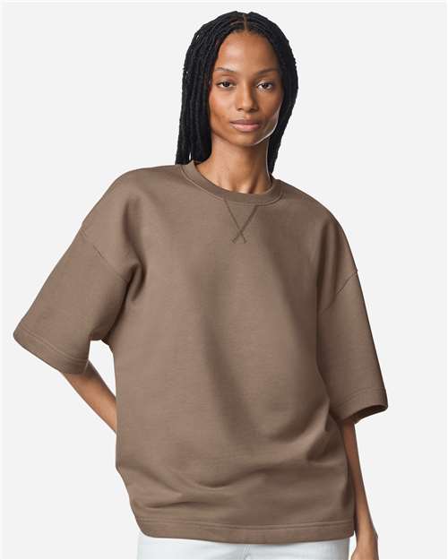 Unisex French Terry Ex Crew Top - Savana