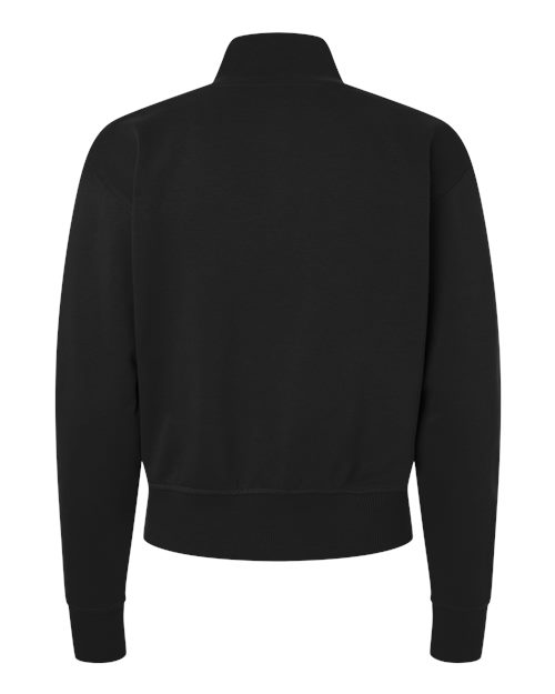 Women's French Terry Full-Zip Jacket - Black