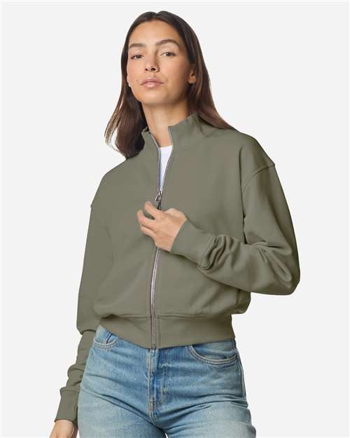 Women's French Terry Full-Zip Jacket - Lieutenant