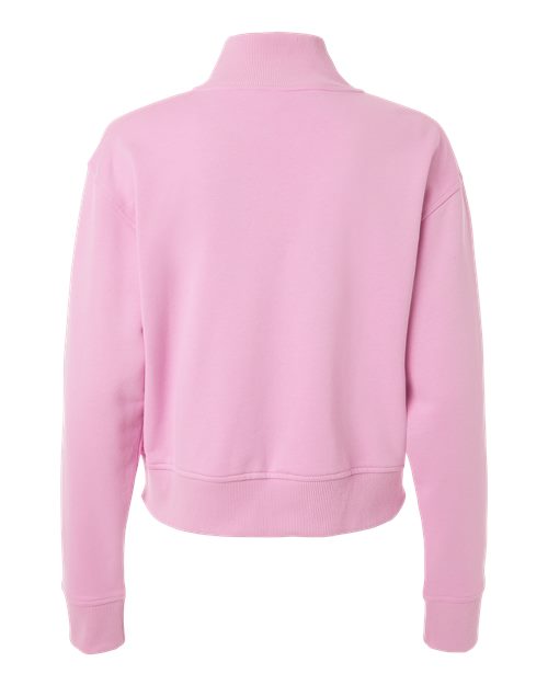 Women's French Terry Full-Zip Jacket - Powder Pink