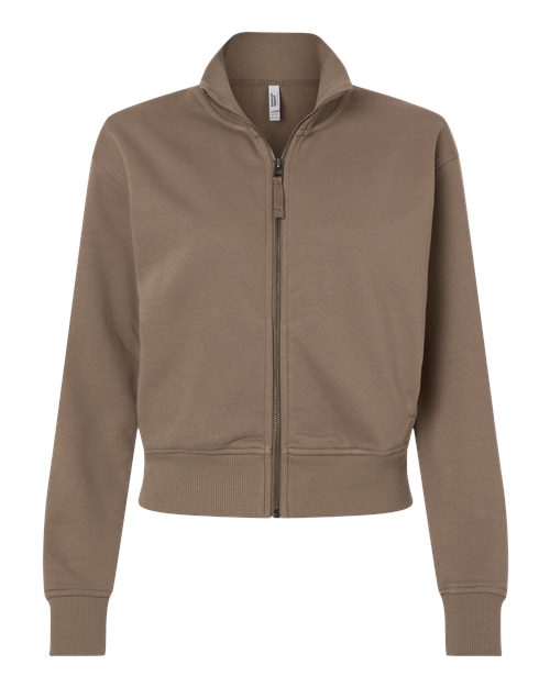 Women's French Terry Full-Zip Jacket - Savana