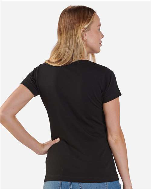 Women's V-Neck T-Shirt - Black