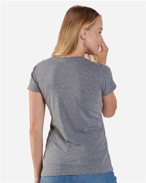 Women's V-Neck T-Shirt - Granite