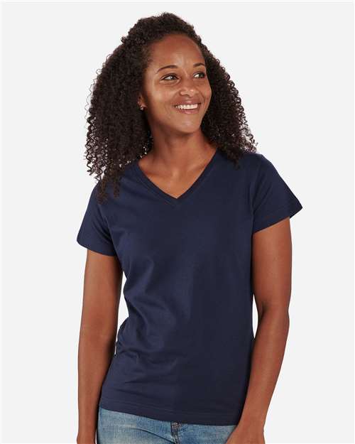 Women's V-Neck T-Shirt - Navy