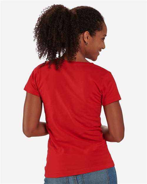 Women's V-Neck T-Shirt - Red