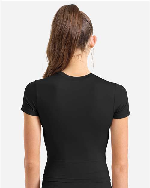 Women's Luxe Fitted Tee - Black