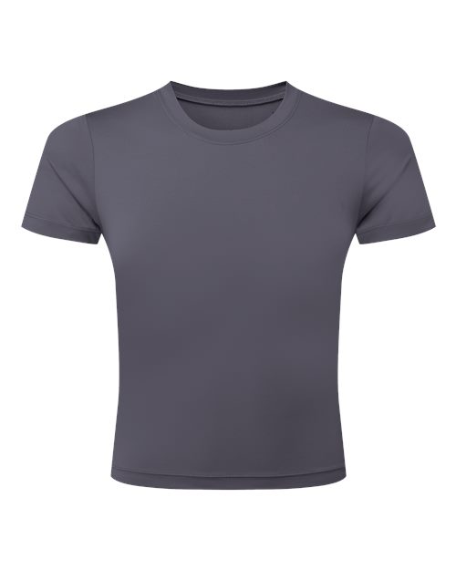 Women's Luxe Fitted Tee - Charcoal