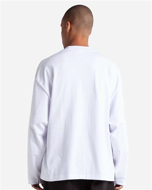 Unisex Max Heavyweight Oversized Long Sleeve T-Shirt - White