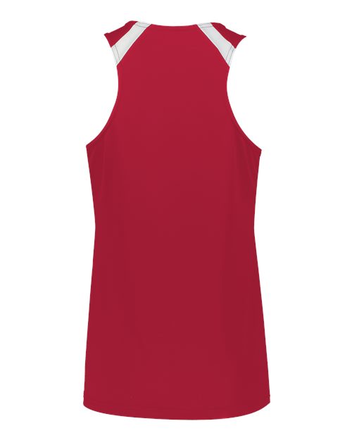 Women's Overspeed Track Jersey - Scarlet/ White