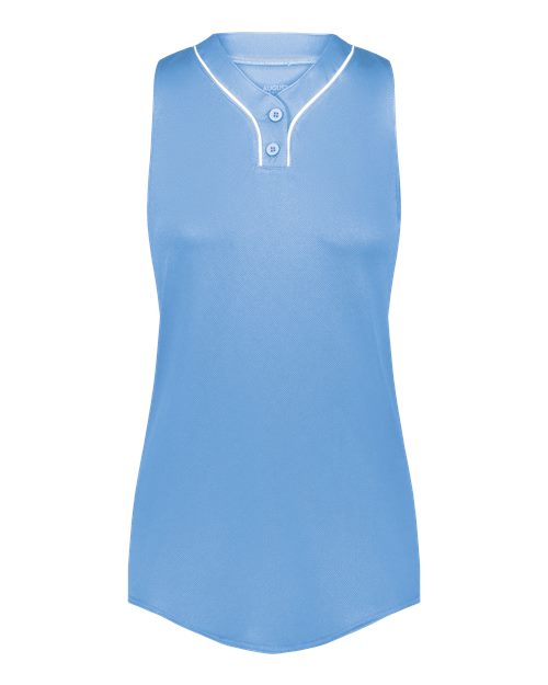 Women's Cutter Jersey - Columbia Blue/ White