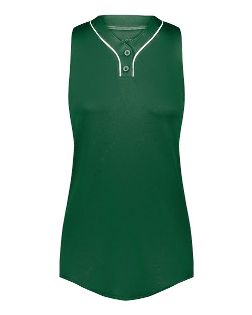 Women's Cutter Jersey - Dark Green/ White