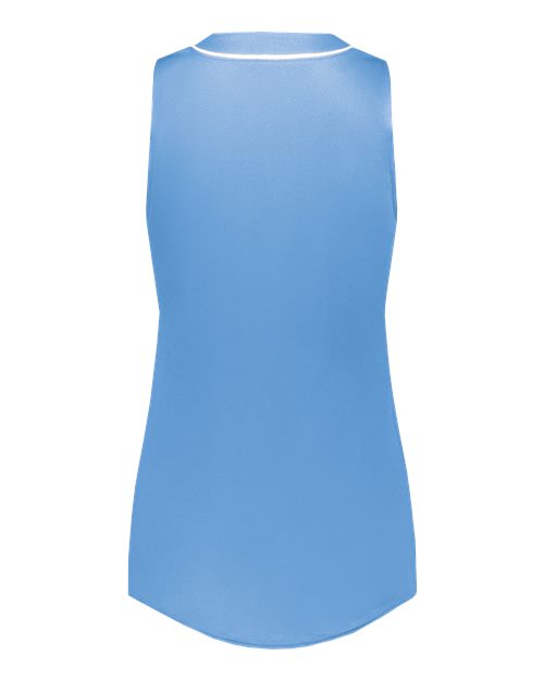 Girls' Cutter Jersey - Columbia Blue/ White