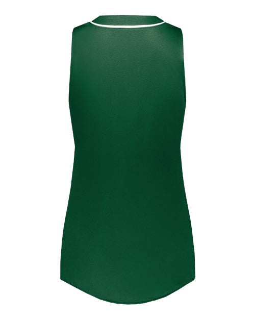 Girls' Cutter Jersey - Dark Green/ White